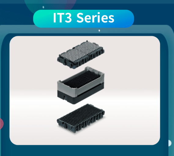 【產品推薦】支持10+Gbps高速傳輸，BGA夾層連接器-IT3系列